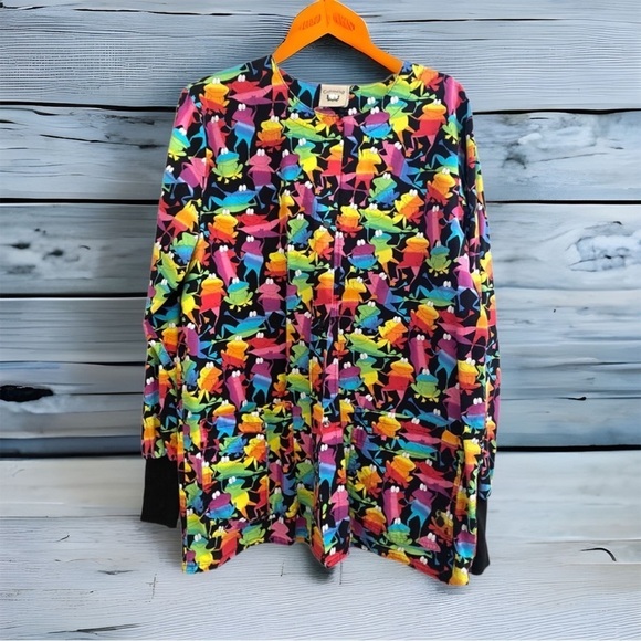 Cottonality Frog Lab Coat - Picture 1 of 5